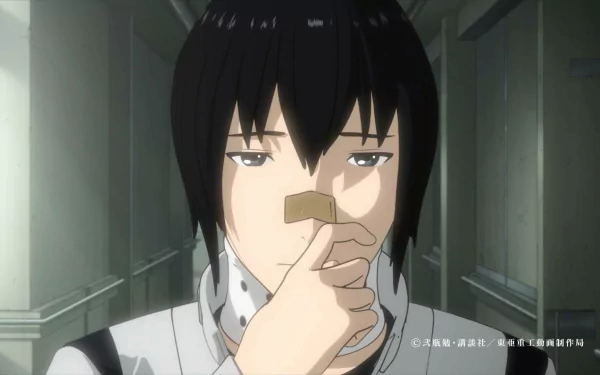 HD desktop wallpaper featuring a character from Knights of Sidonia anime, set against a corridor backdrop.