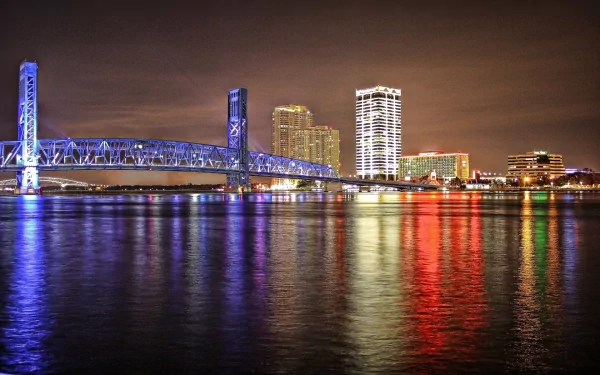Florida city man made Jacksonville HD Desktop Wallpaper | Background Image