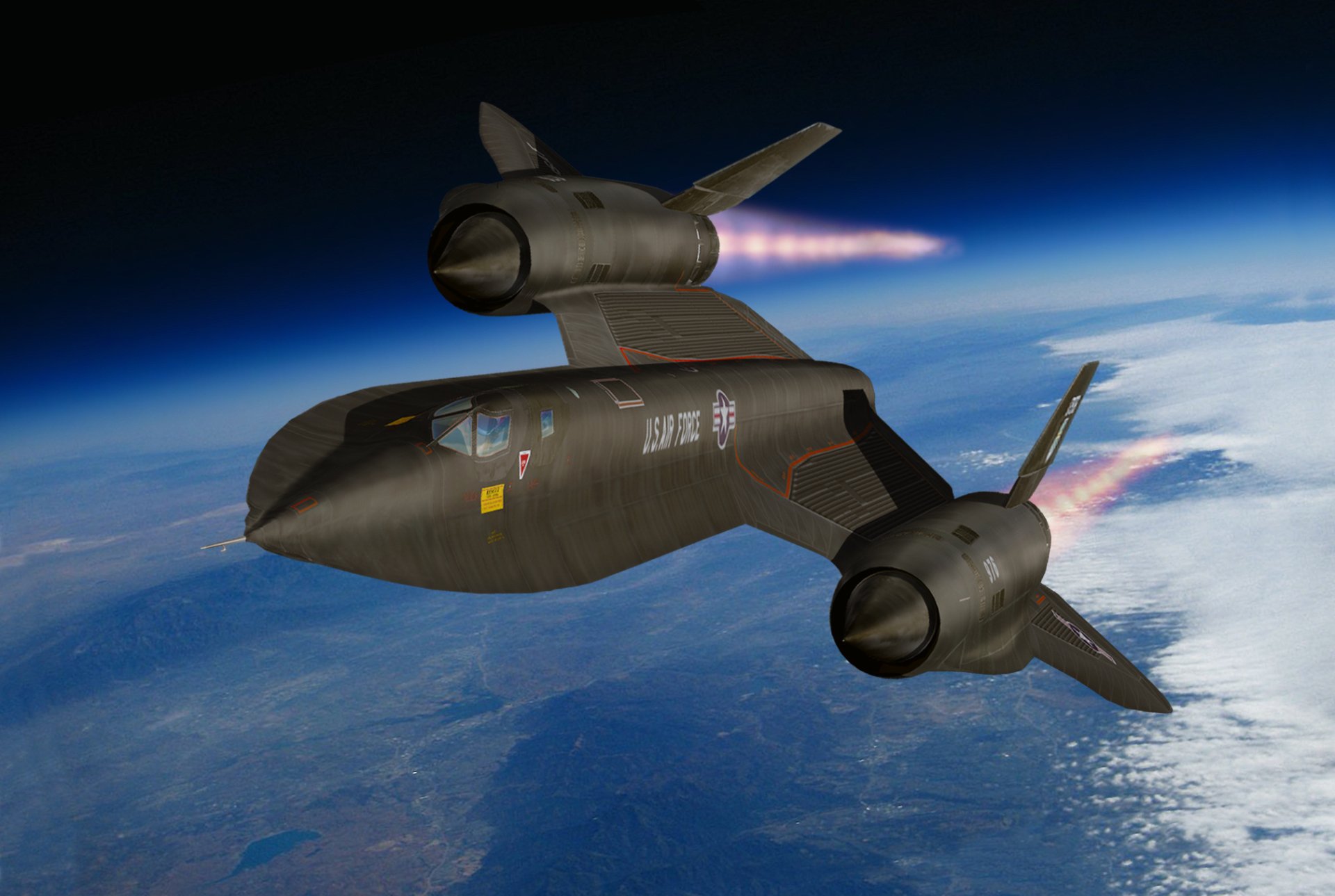 HD Wallpaper Of The Legendary Lockheed SR-71 Blackbird