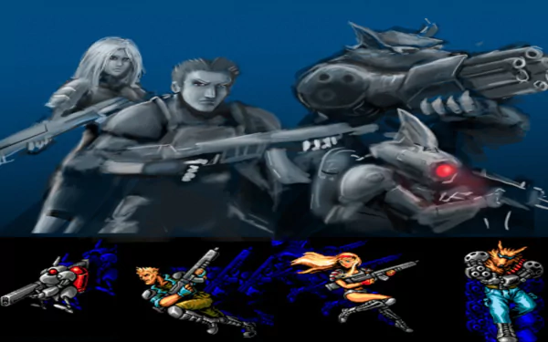 video game Contra: Hard Corps HD Desktop Wallpaper | Background Image