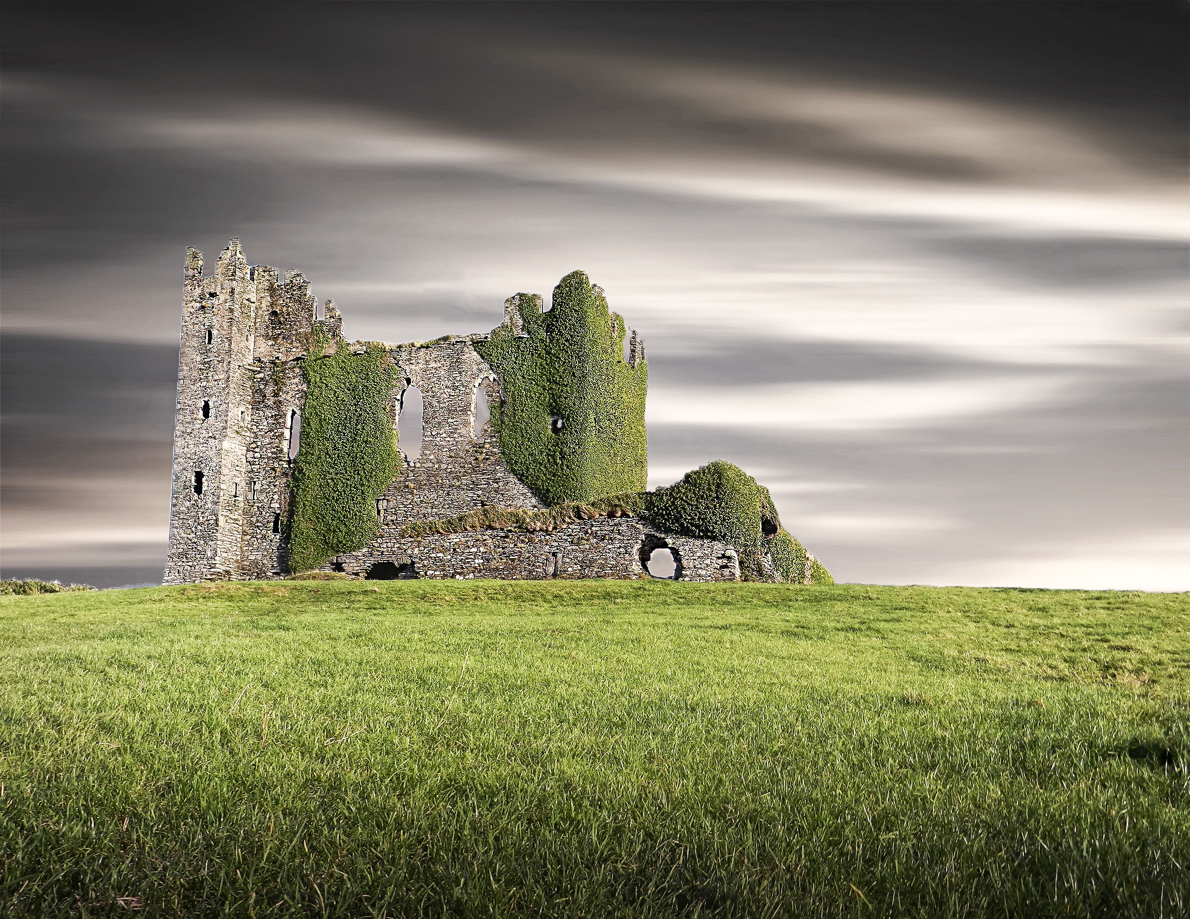 Man Made Ballycarbery Castle HD Wallpaper | Background Image