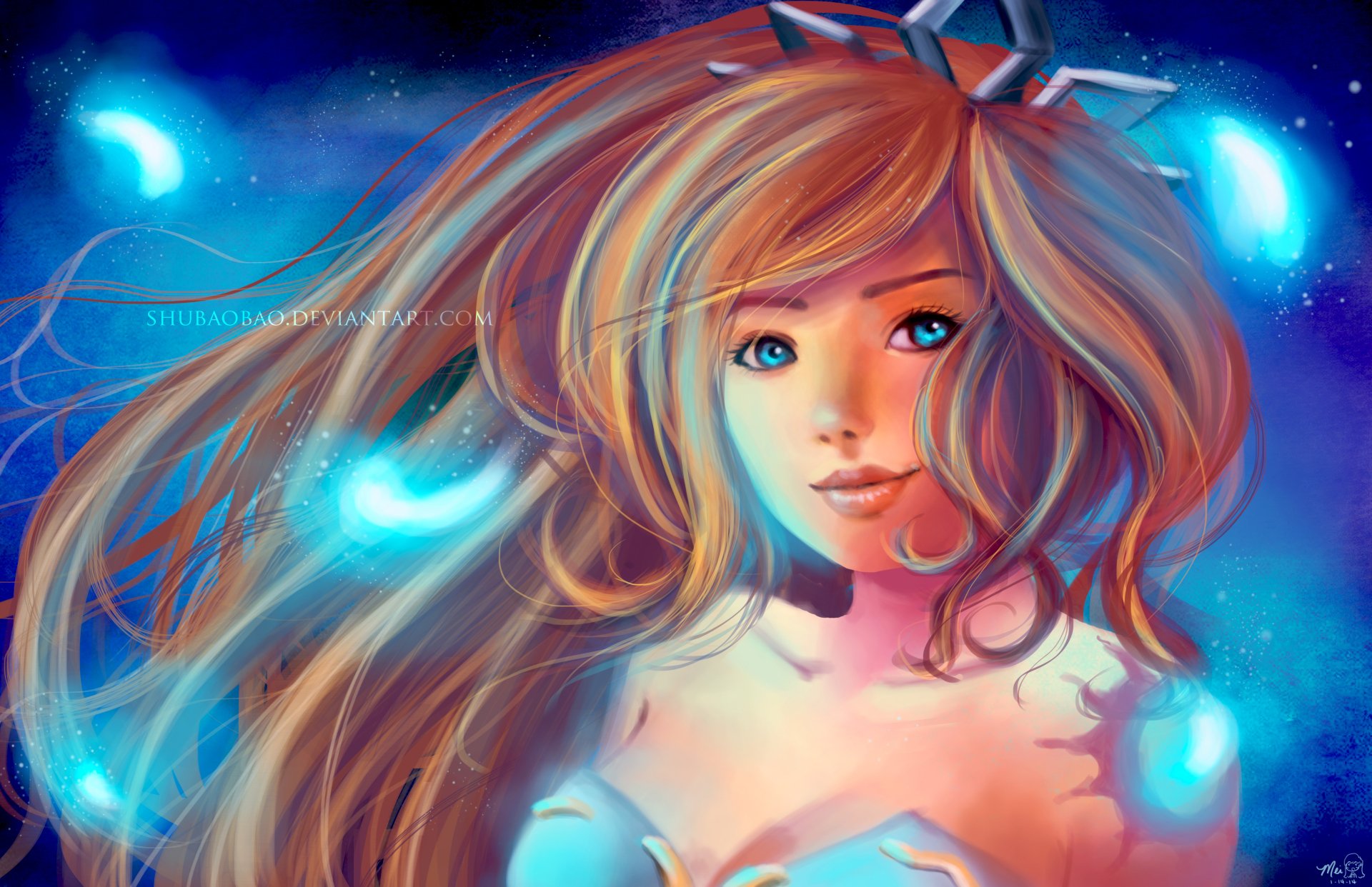 Download Janna (League Of Legends) Video Game League Of Legends 4k Ultra HD Wallpaper by Mei Mei Lam
