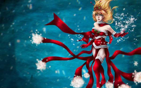  League of Legends - Christmas Janna by VIIFinalHeartsII