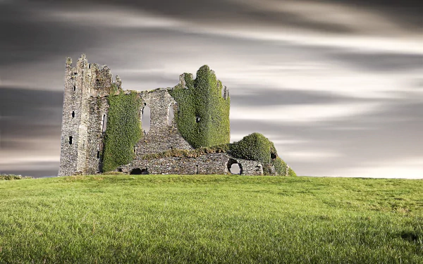 man made Ballycarbery Castle HD Desktop Wallpaper | Background Image