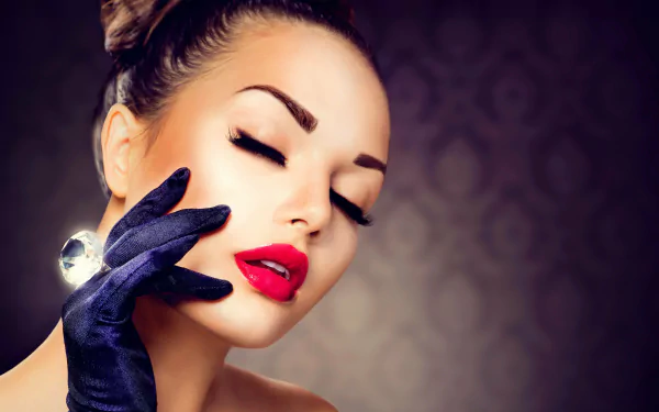 close-up face woman Judy Wilkins HD Desktop Wallpaper | Background Image