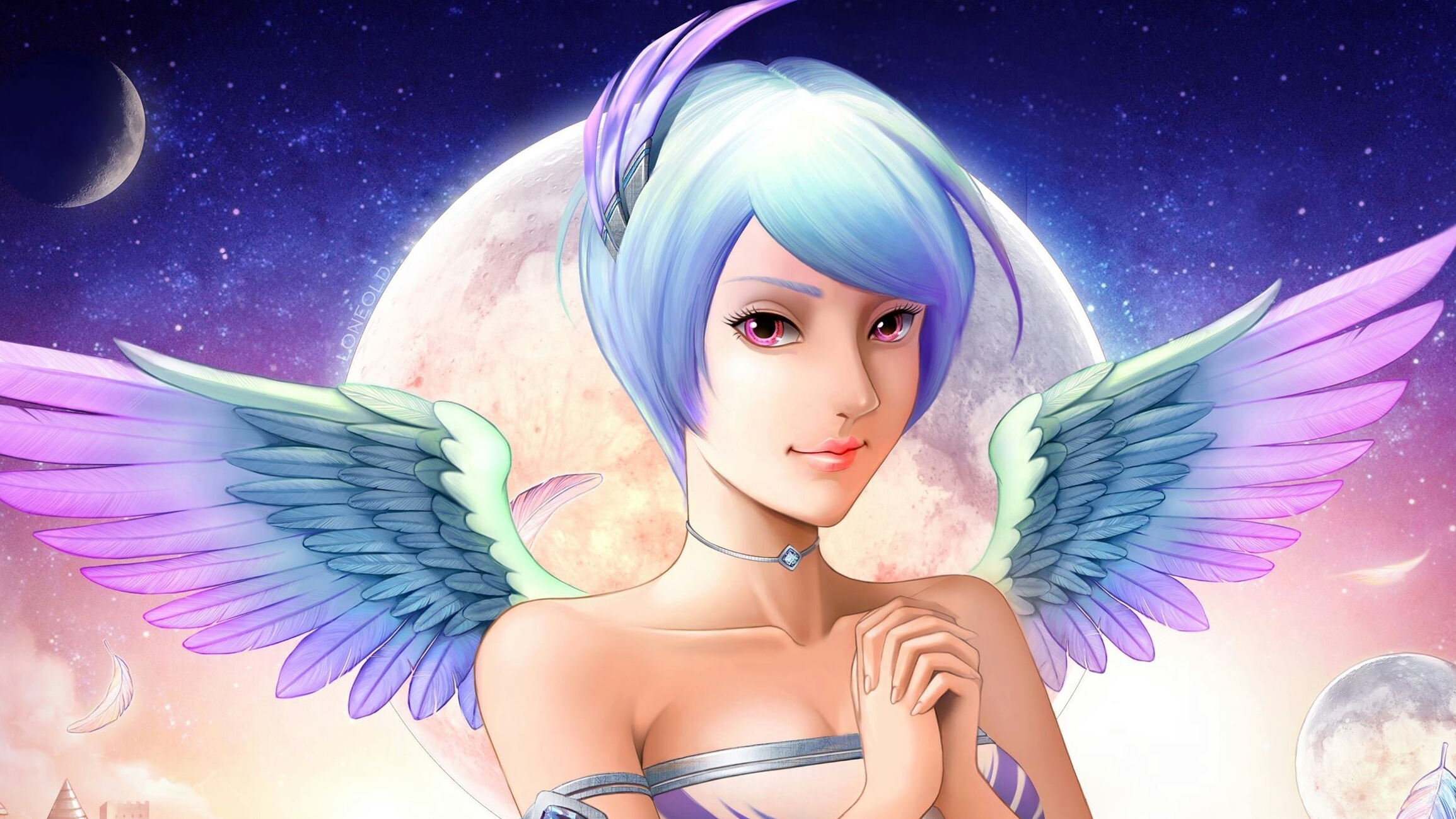 Fantasy Angel HD Wallpaper by Yu Hye Shim