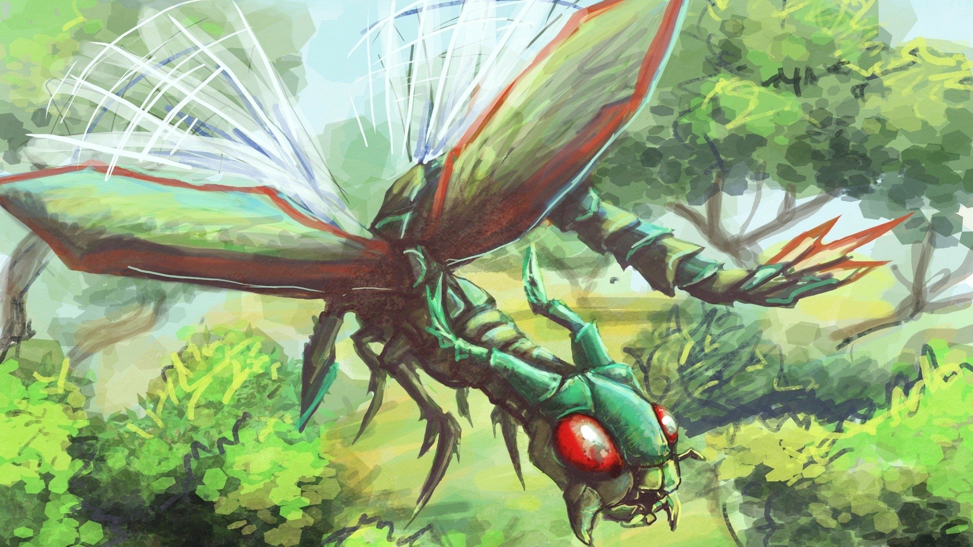 Download Flygon (Pokémon) Video Game Pokemon HD Wallpaper