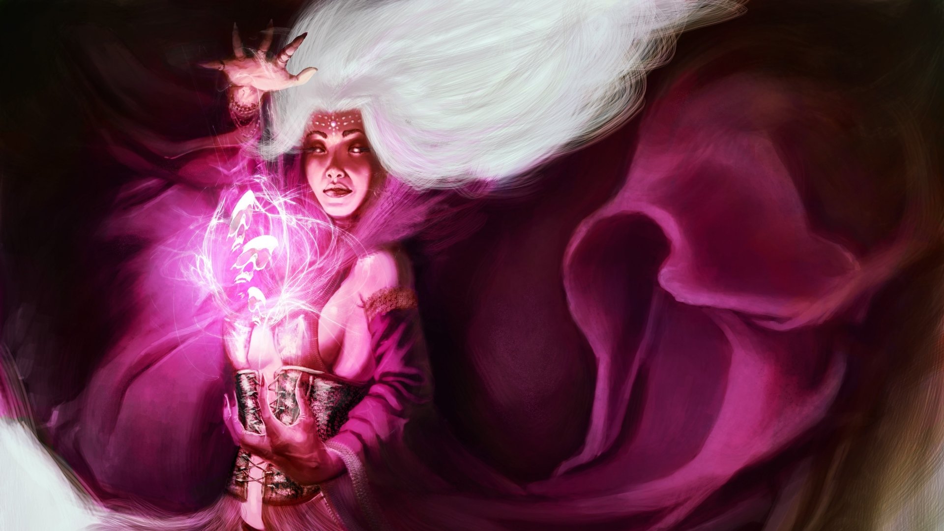 Download Fantasy Witch 4k Ultra HD Wallpaper by ImmarArt