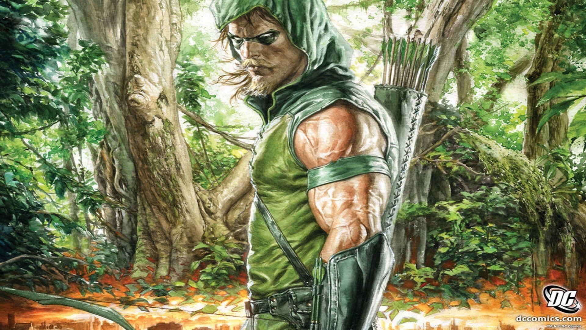 Download Comic Green Arrow HD Wallpaper