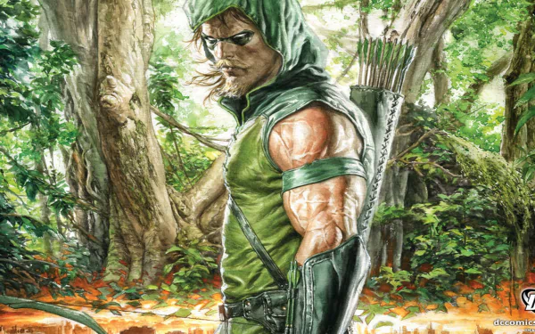 Comic Green Arrow HD Desktop Wallpaper | Background Image