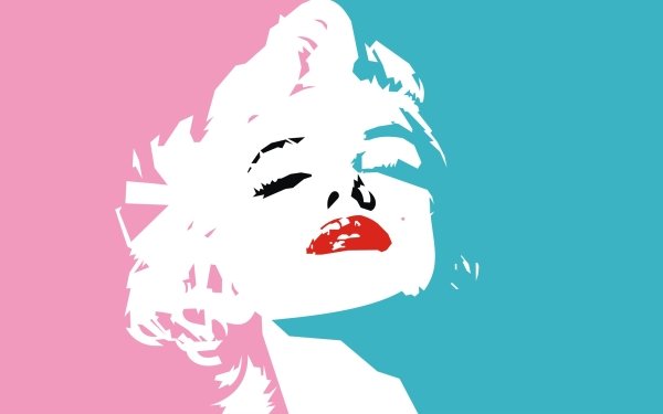 Celebridades Marilyn Monroe Actrices Estados Unidos Actress Portrait Rosa Minimalist Fondo de pantalla HD | Fondo de Escritorio