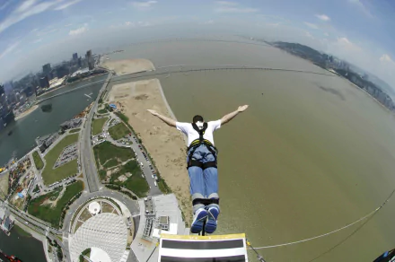 bungee jump Sports HD Desktop Wallpaper | Background Image