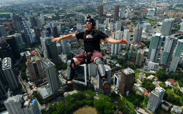 base jumping Sports HD Desktop Wallpaper | Background Image