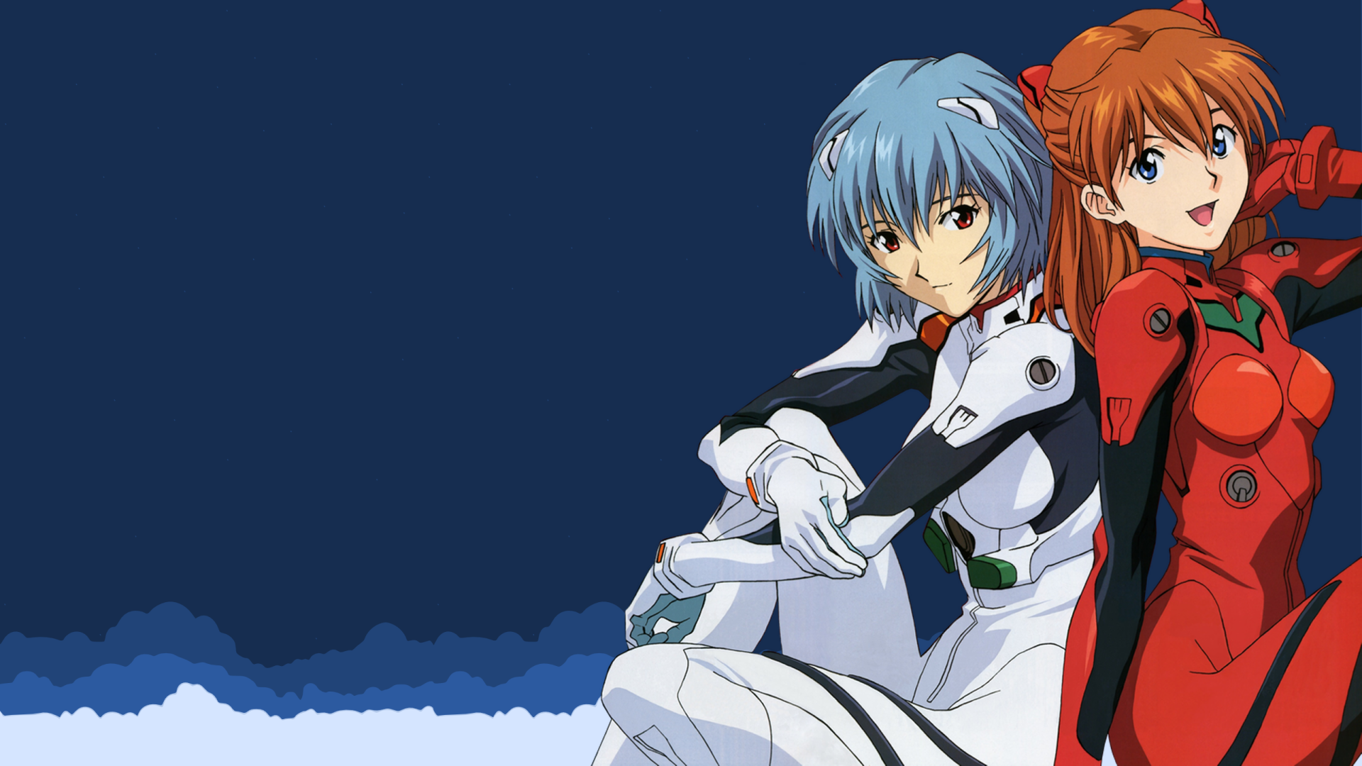 Download Asuka Langley Sohryu Rei Ayanami Anime Neon Genesis Evangelion HD  Wallpaper