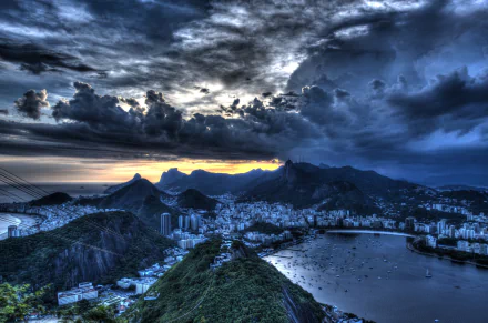 cloud sky Brazil man made Rio de Janeiro HD Desktop Wallpaper | Background Image