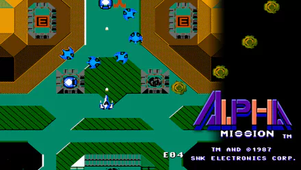 video game Alpha Mission HD Desktop Wallpaper | Background Image