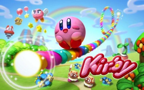 Video Game Kirby and the Rainbow Curse Kirby HD Wallpaper | Background Image