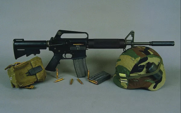 man made assault rifle HD Desktop Wallpaper | Background Image
