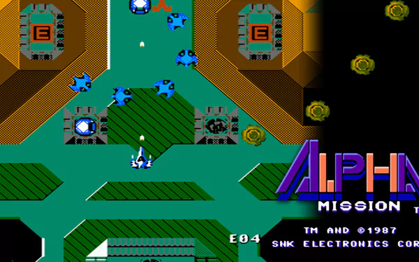 video game Alpha Mission HD Desktop Wallpaper | Background Image