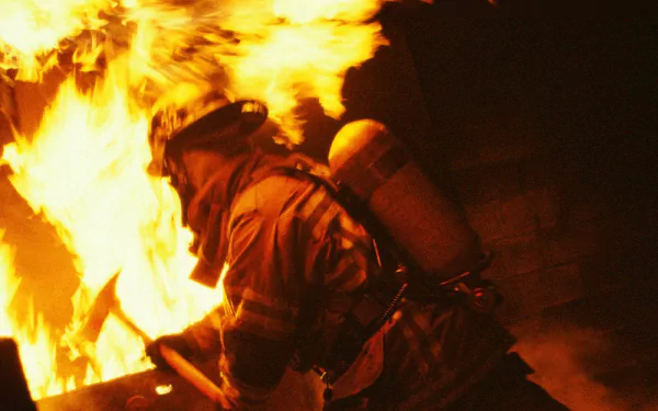man firefighter HD Desktop Wallpaper | Background Image