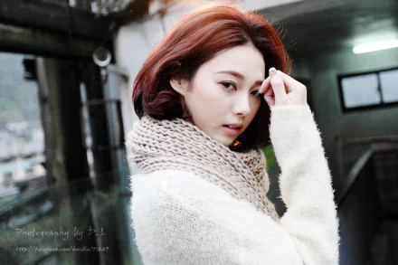 Taiwanese asian model woman Lín Yǔ HD Desktop Wallpaper | Background Image