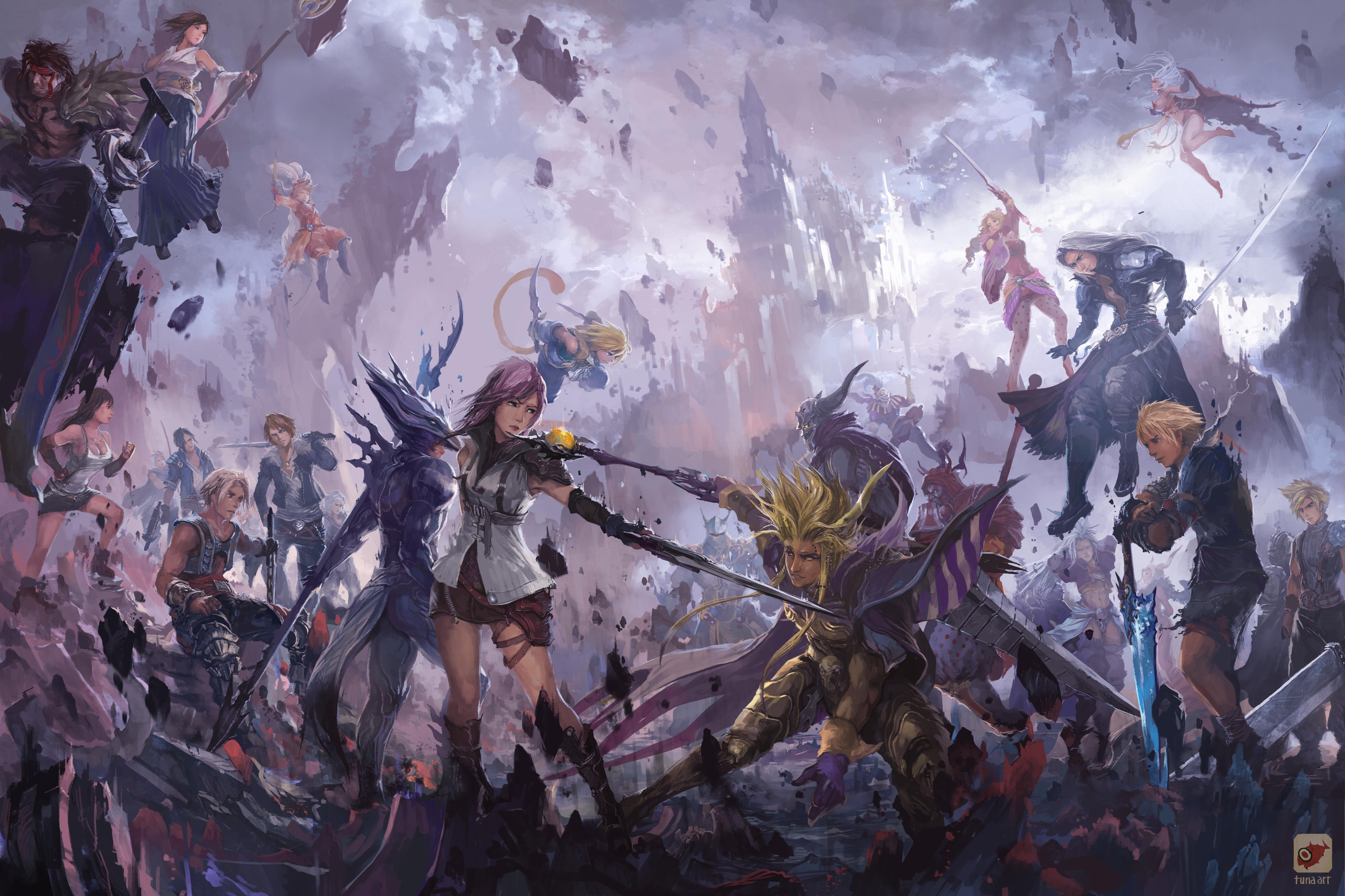 Video Game Dissidia 012: Final Fantasy 4k Ultra HD Wallpaper by Nguyễn Anh Tú