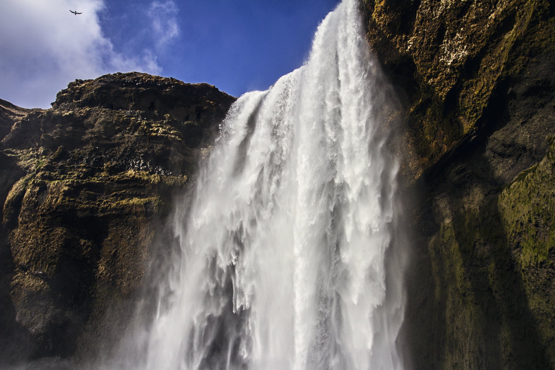 Download Iceland Nature Skógafoss 4k Ultra HD Wallpaper