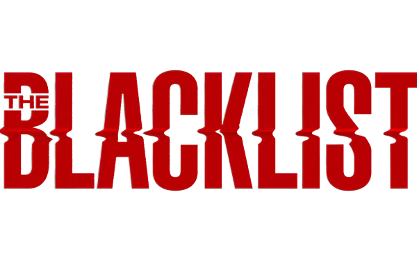 HD desktop wallpaper featuring the red and black logo of the TV show The Blacklist on a transparent background.
