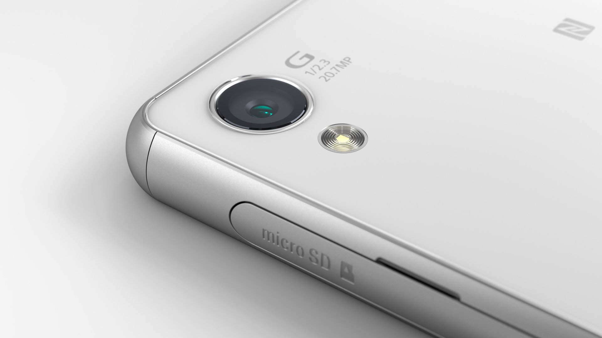 Close-up of a silver Apple iPhone camera and LED flash, sleek technology phone detail — 5K Ultra HD PC desktop wallpaper/background.