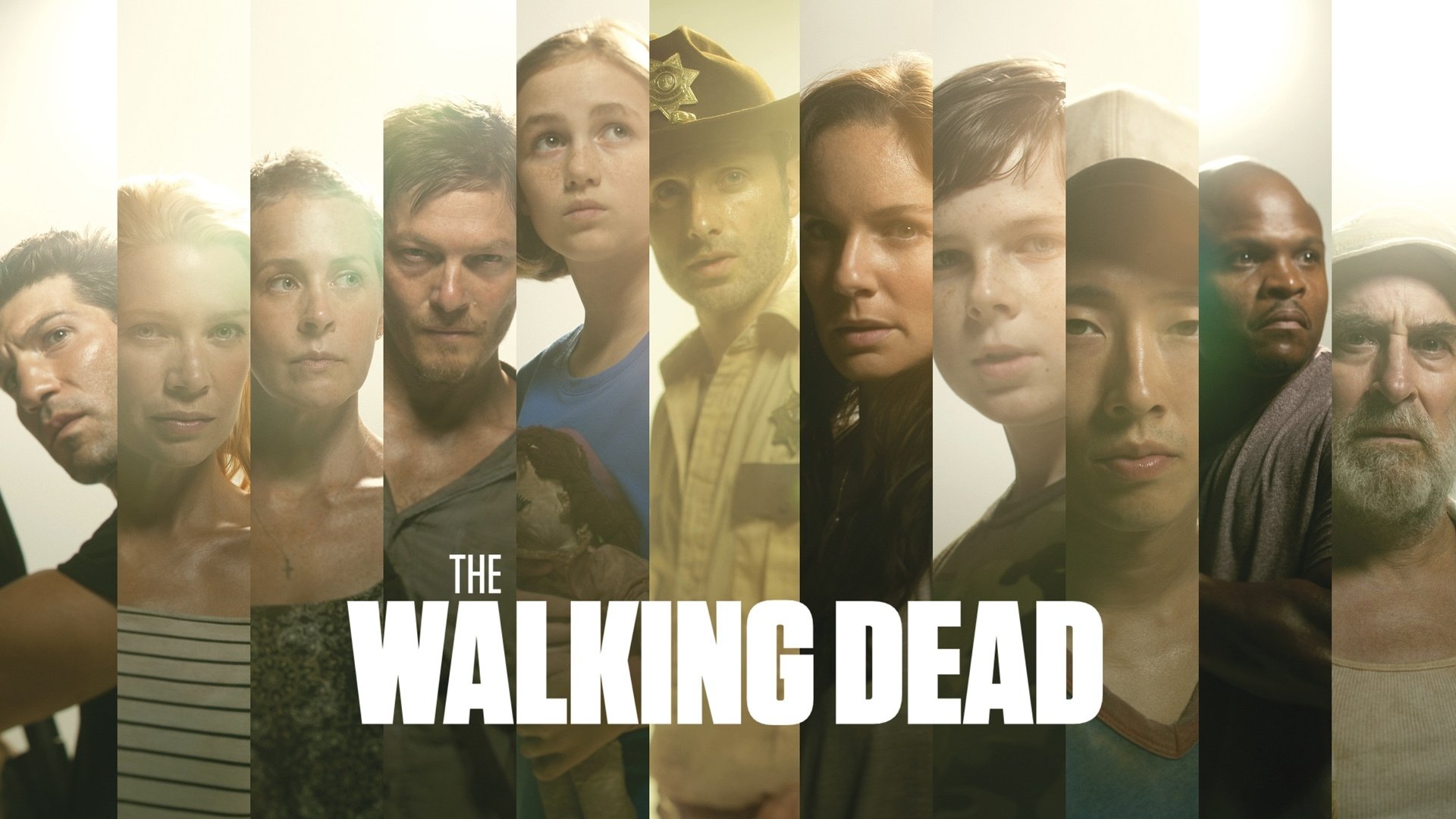The Walking Dead HD Wallpaper: Iconic TV Show Cast Showcase | 1920x1080 ...