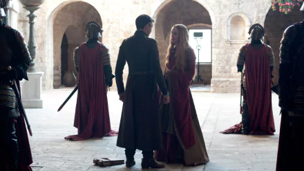 Aidan Gillen Petyr Baelish Lena Headey Cersei Lannister TV Show Game Of Thrones HD Desktop Wallpaper | Background Image