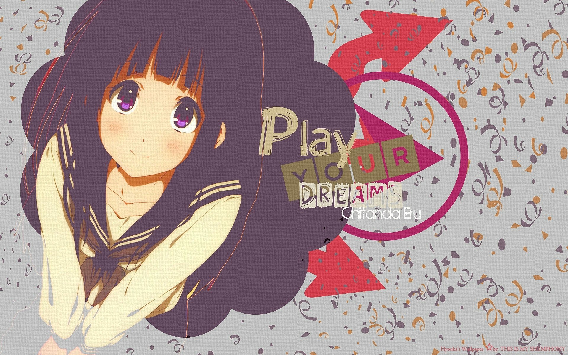 Eru Chitanda - Play your dream HD Wallpaper | Background ...