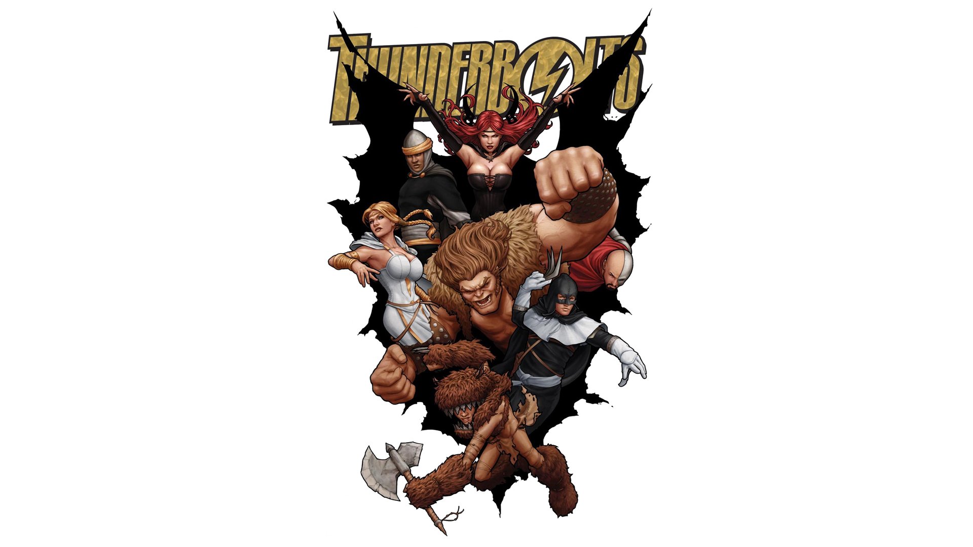 Download Comic Thunderbolts HD Wallpaper