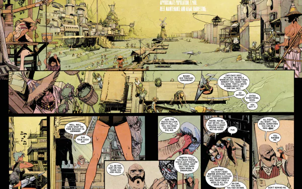 Comic the wake HD Desktop Wallpaper | Background Image