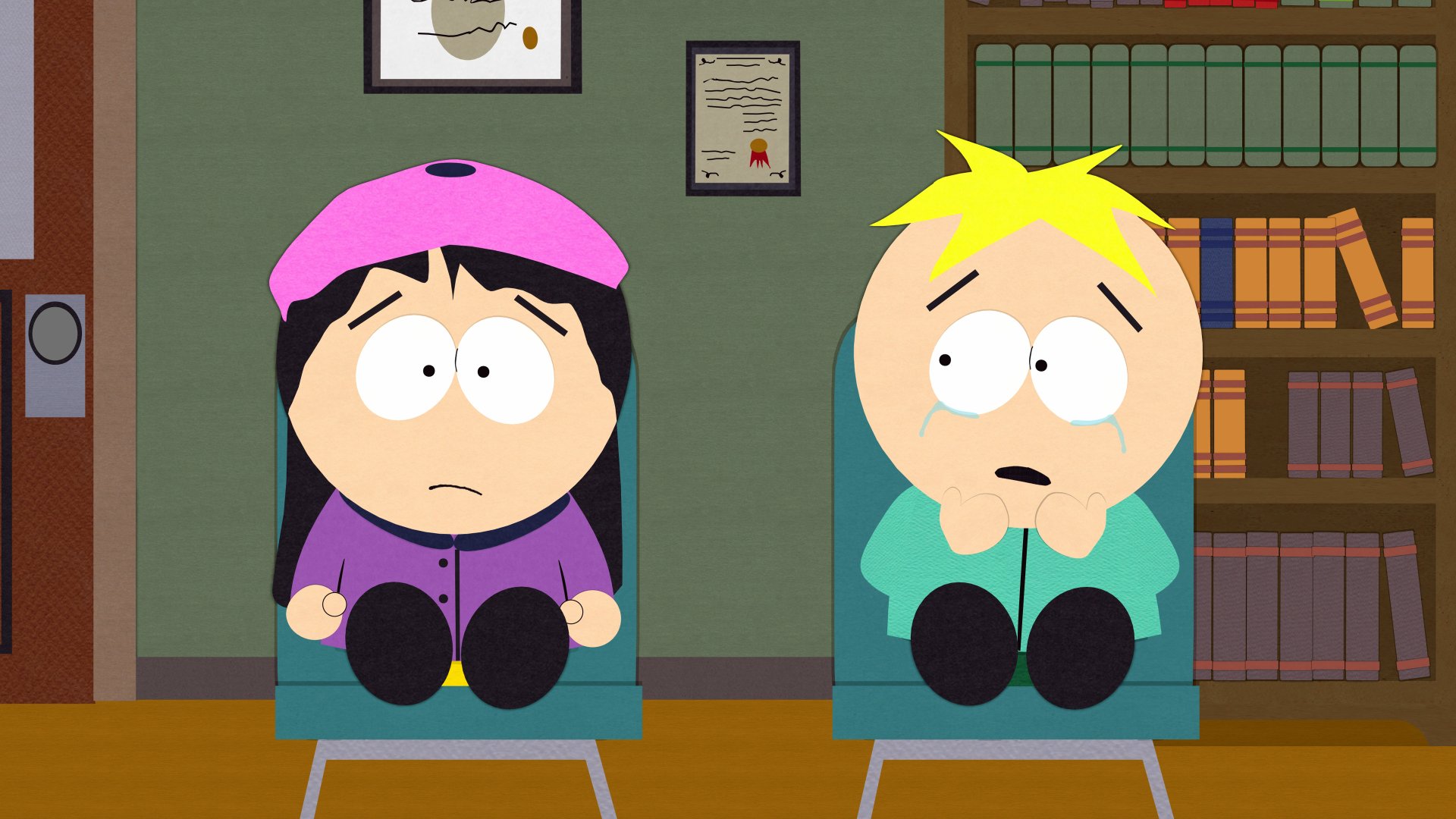 Download Butters Stotch Wendy Testaburger TV Show South Park 4k Ultra HD Wallpaper