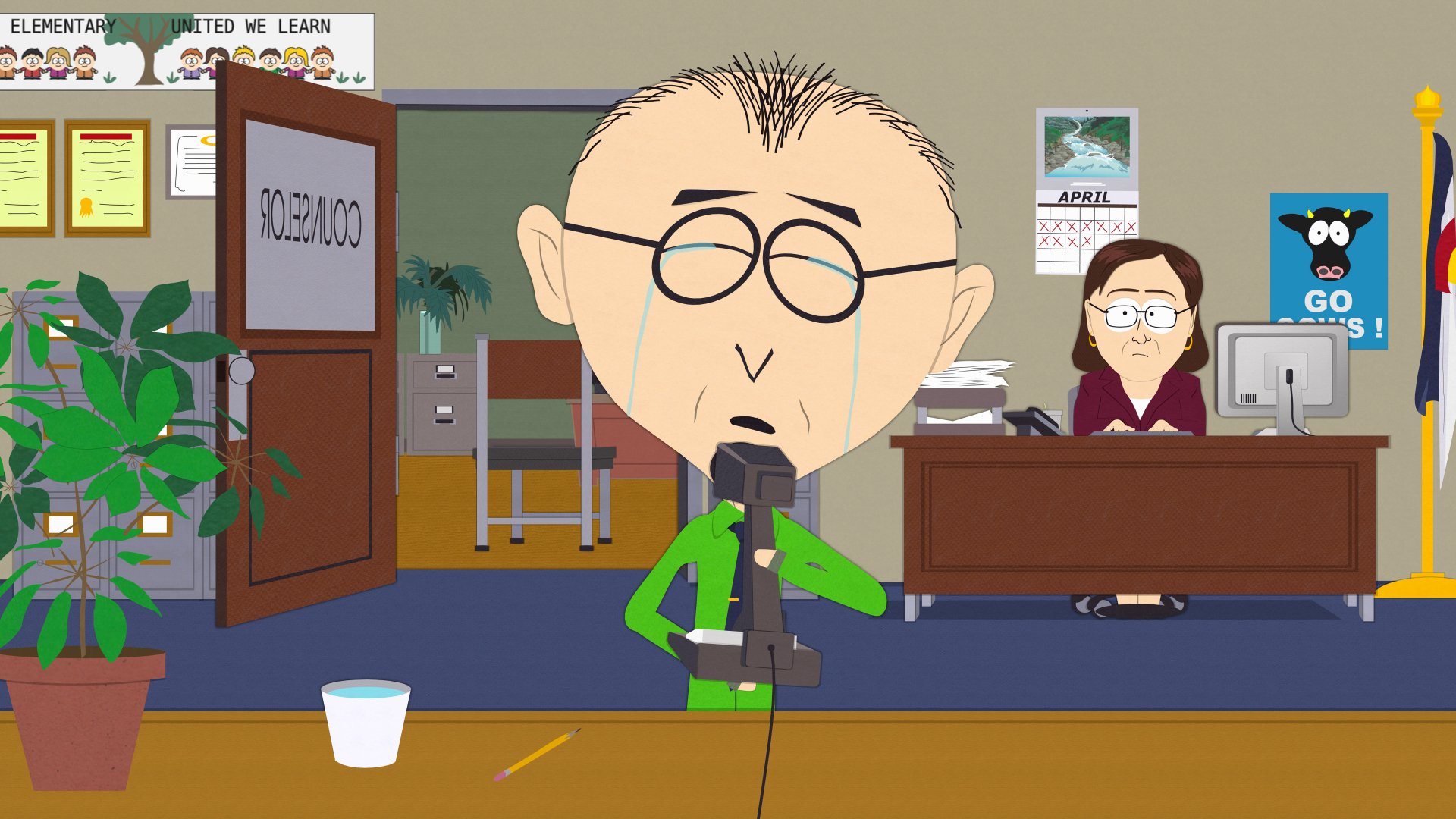 Download Mr. Mackey TV Show South Park 4k Ultra HD Wallpaper