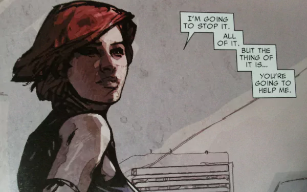 Comic Scarlet HD Desktop Wallpaper | Background Image