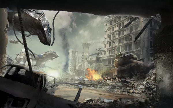 Sci Fi war HD Desktop Wallpaper | Background Image
