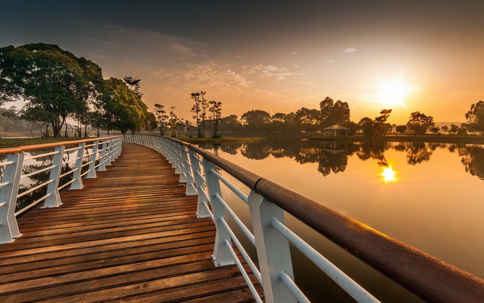Download Man Made Pier HD Wallpaper