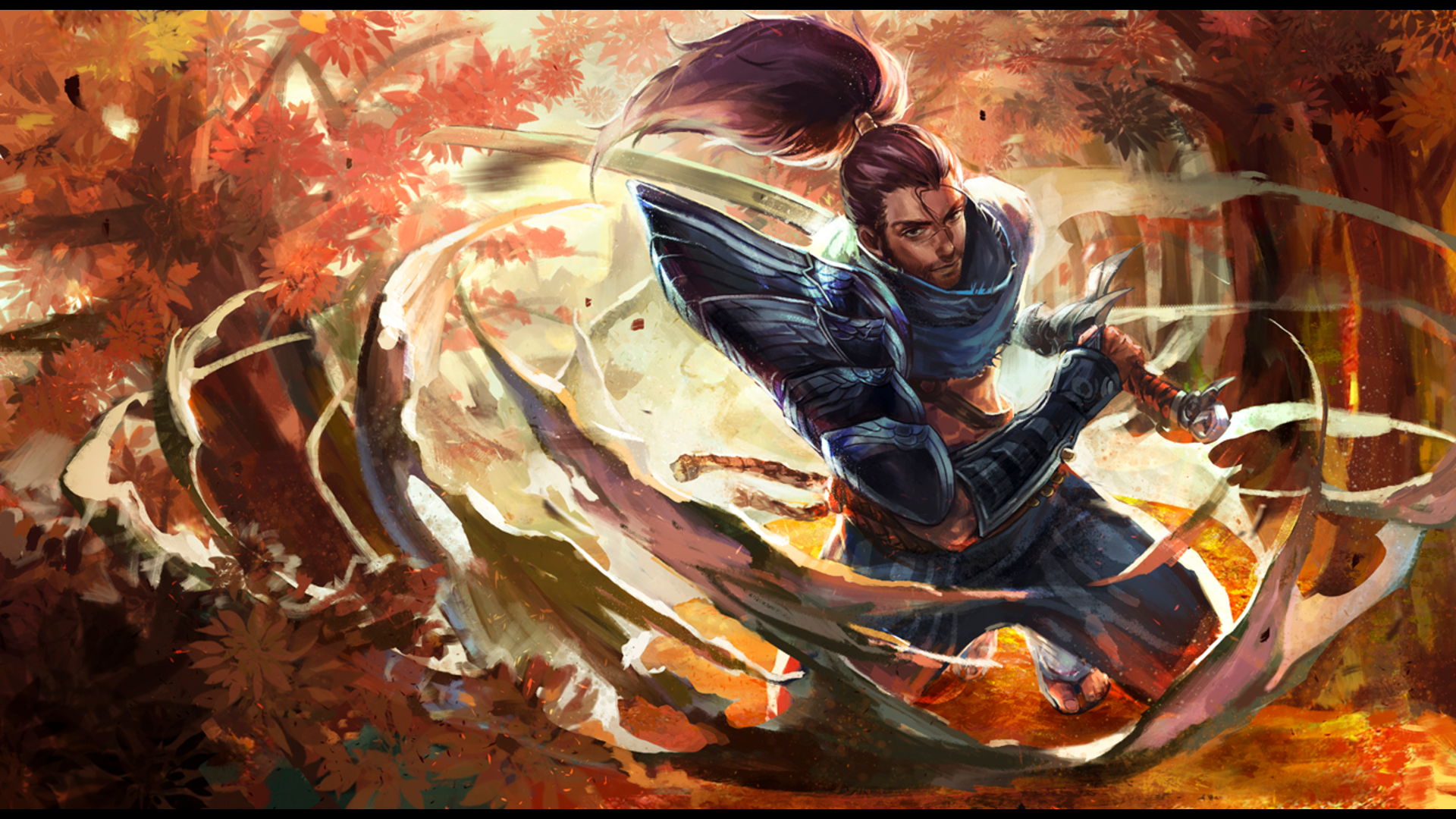 Yasuo Splash Art Wallpaper