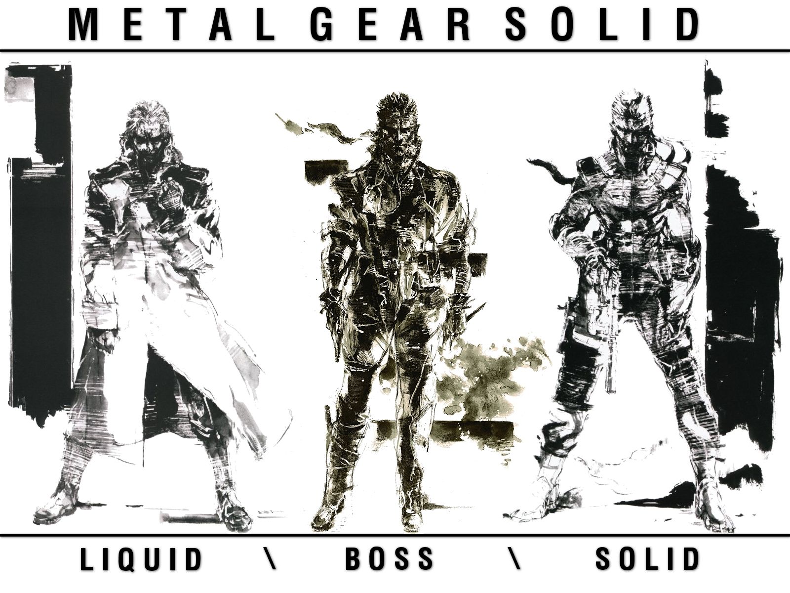 Metal Gear Solid HD desktop wallpaper by Yoji Shinkawa