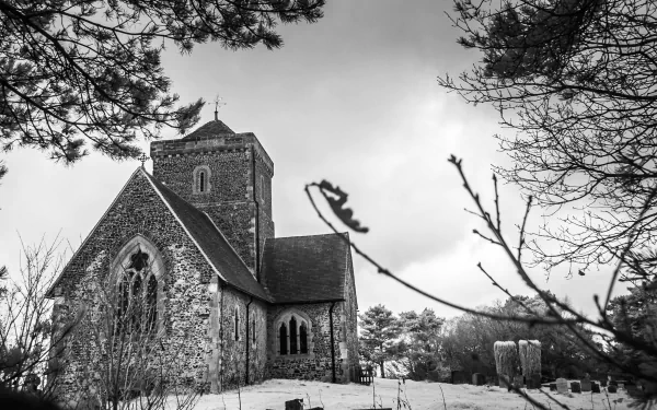 church England Surrey religious Church of St Martha-on-the-Hill HD Desktop Wallpaper | Background Image