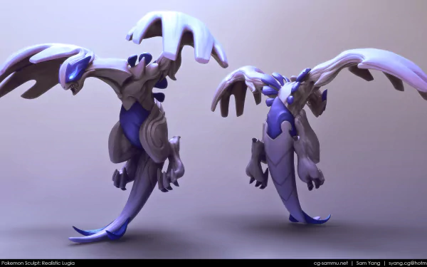  Realistic Lugia by cg-sammu