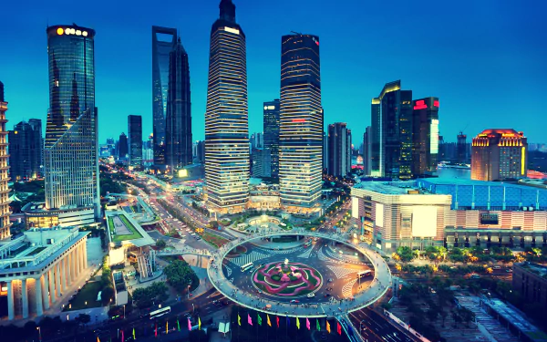 China man made Shanghai HD Desktop Wallpaper | Background Image