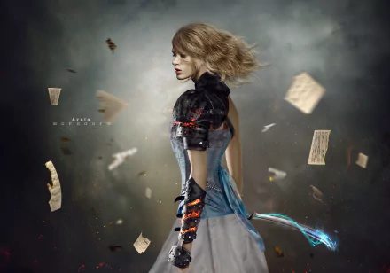blade armor photography manipulation HD Desktop Wallpaper | Background Image