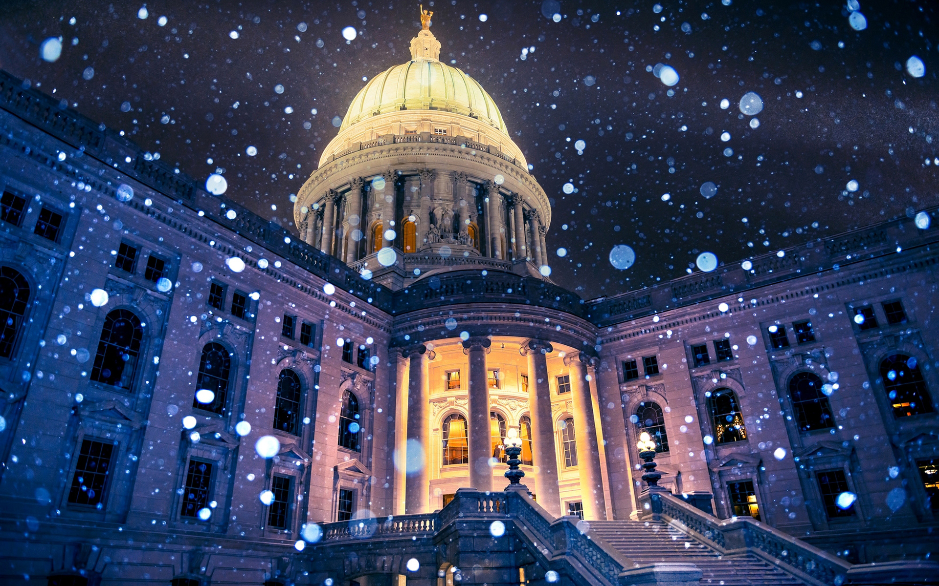 Man Made Wisconsin State Capitol HD Wallpaper | Background Image