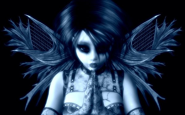 Dark Angel Gothic Leather HD Wallpaper | Background Image