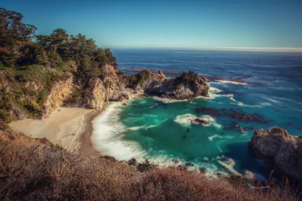  Pfeiffer Big Sur State Park on California's Pacific Coast