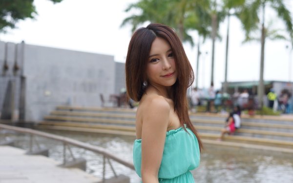 Women Zhang Qi Jun Julie Chang Model Asian Taiwanese Smile Hong Kong HD Wallpaper | Background Image
