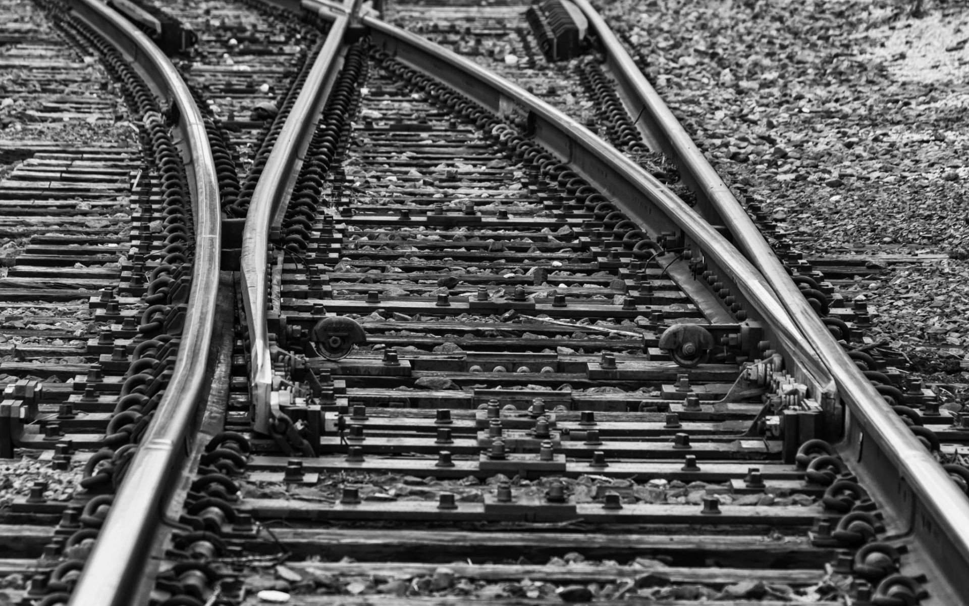 Download Man Made Railroad HD Wallpaper